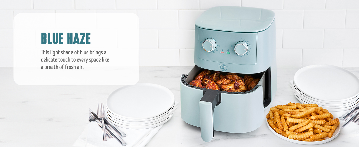 GreenLife, Ceramic Nonstick, PFAS-Free, Non-Toxic, Electrics, Air Fryer