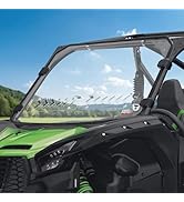 KEMIMOTO Vented Front Windshield Compatible with Kawasaki Teryx KRX 1000 2020-2026, Scratch Resis...