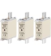 Heschen NH Fuse Link, NH000, 100A, gG, Front Indicator, Combination Detector, Pack of 3