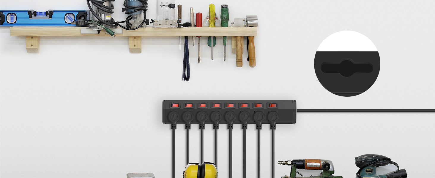 power strip individual switch