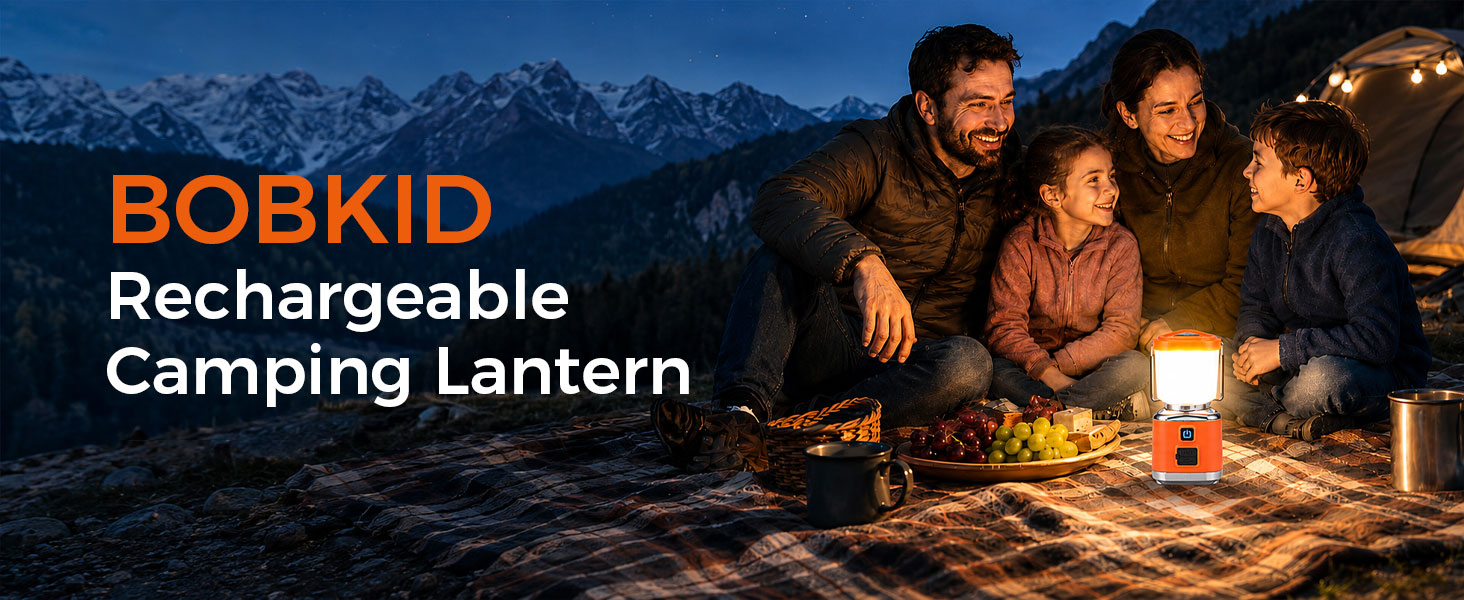 1 Pack Compact Rechargeable Camping Lantern