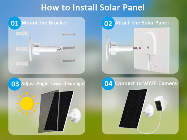 Solar Panel for WYZE Camera