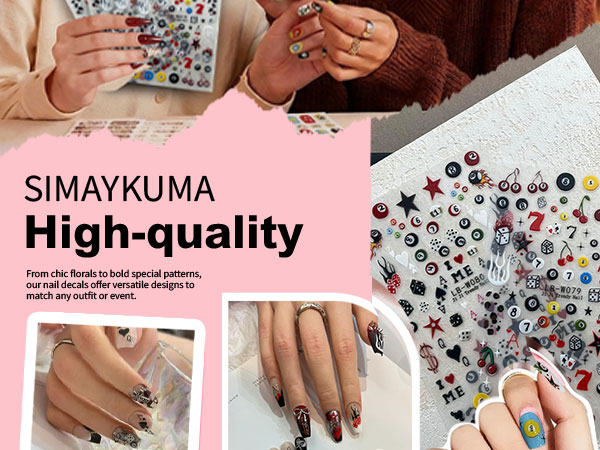 nail art decals summer nail stickers