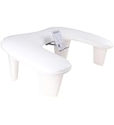 Manicure Arm Rest with Rotating Phone Holder for Nails Tech, MZCMSL U - Shaped Nail Hand Rest Sta...
