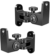 Borenbuir Speaker Wall Mounts, Universal Mounting Bracket for Small Surrounding Sound Speakers, T...