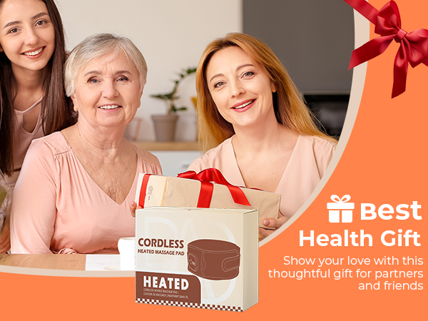 Heating Pad with Massager for Back Pain Relief