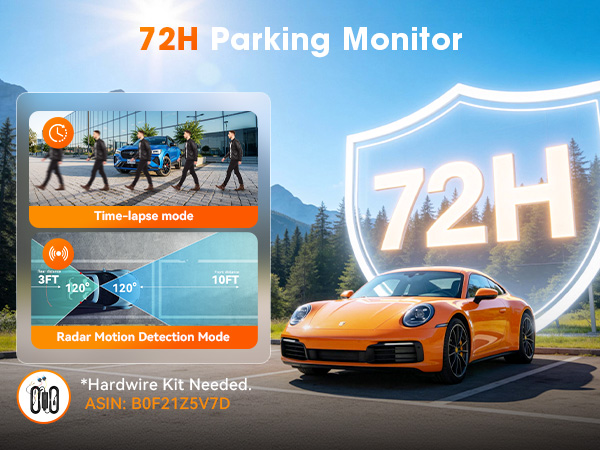 front and rear camera for car