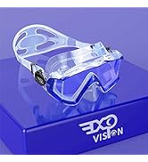 Adult Pano 3 Panoramic Scuba Diving Mask, Tempered Glass Snorkeling Dive Mask, Premium Swim Goggl...