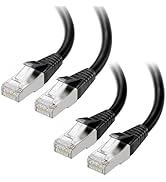 Cable Matters [Cat8 Certified 2-Pack 40Gbps Shielded Cat 8 Ethernet Cable - 5ft, 2000Mhz Category...