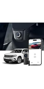 G52 4K+2K Car Dash Cam Front and Rear for Volkswagen Polo Golf 7 Mk7 Tiguan Taigun Jetta Transporter...
