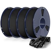 SUNLU High Speed PETG Filament 1.75mm 4KG Bundle, 3D Printer Filament 4kg, 1kg per Spool, Pack of...