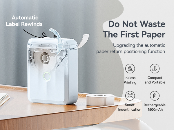 NIIMBOT D110 Upgraded Version Mini Label Maker Machine with Tape