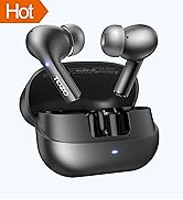 TOZO E2 Wireless Earbuds with Call Noise Cancellation, App Customize 32 EQs, 10mm Drivers with Po...