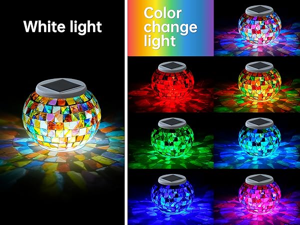 mosaic solar lights outdoor solar garden lights