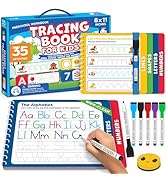 Preschool Learning Activities - Tracing Books for Kids Ages 3-5 - Toddler Handwriting Practice - ...