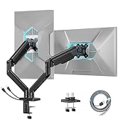 ARES WING Dual Monitor Mount, Heavy Duty Monitor Arms for 2 Monitors for 17-35 inch, Fully Adjust...