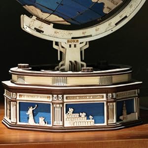 ROKR 3D wooden puzzle for adults world globe
