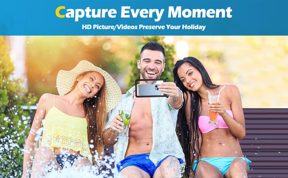 3 Pack Large Under Water Phone Pouch