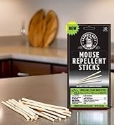 Grandpa Gus's Mouse Repellent Sticks - Peppermint Oil Mouse Repellent for Indoor Use - Adhesive R...