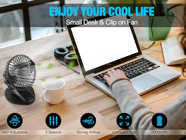 Portable Clip Fan