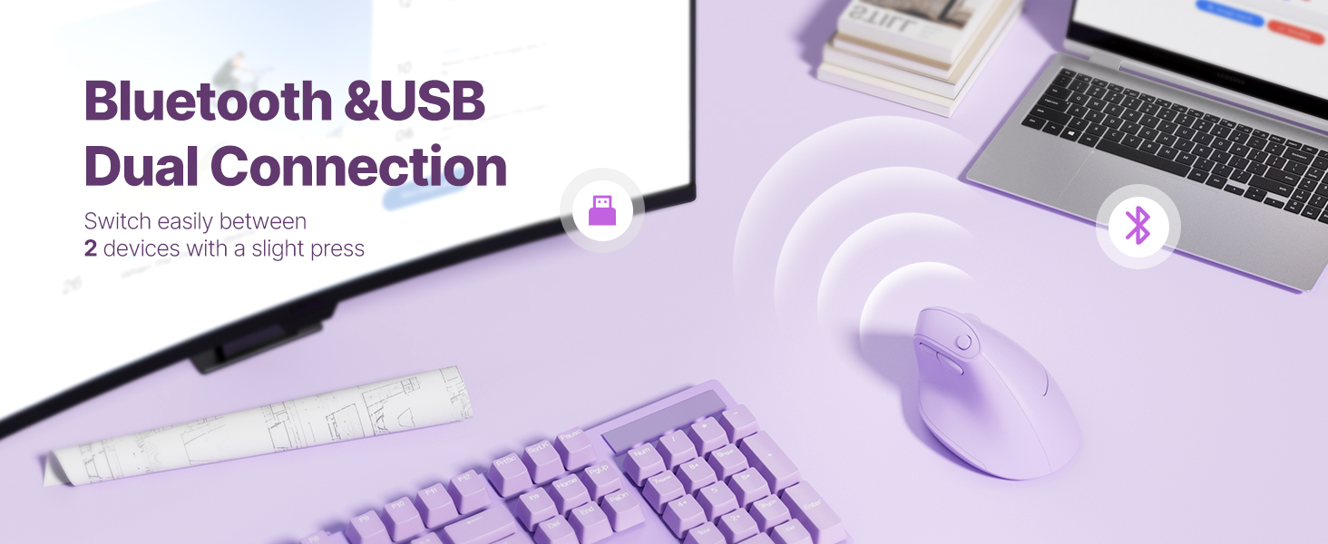purple vertical mouse