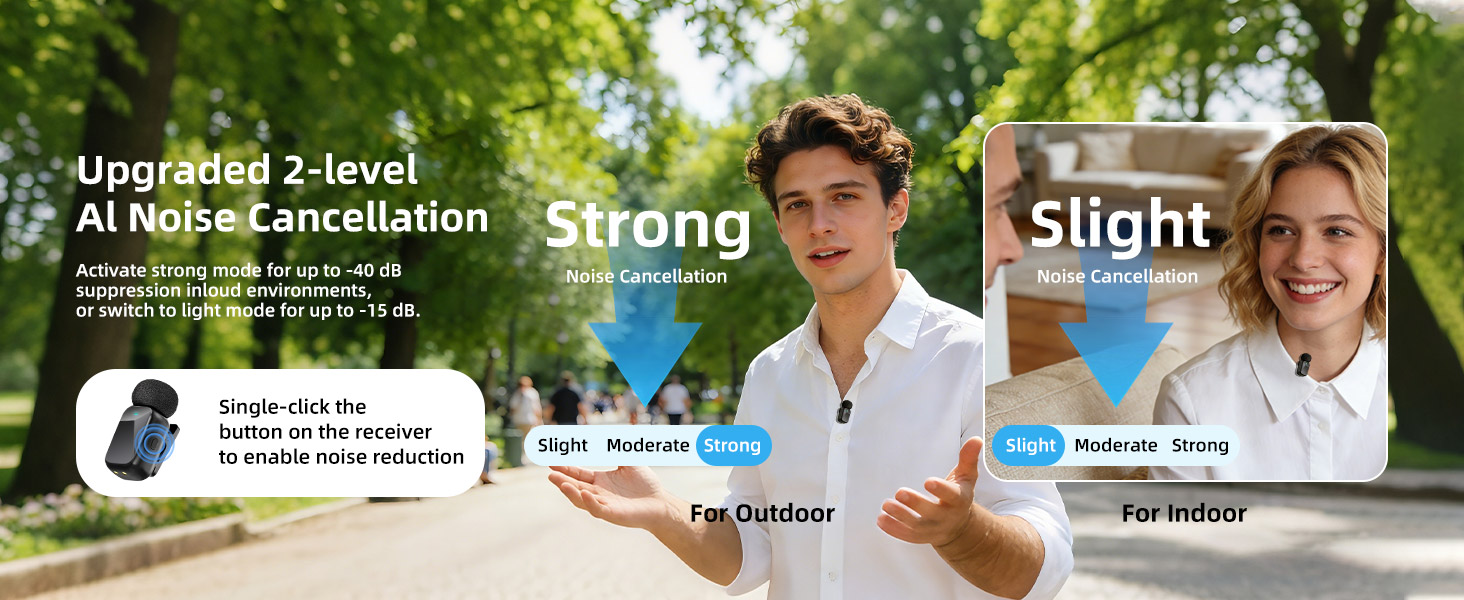 Upgraded 2-levelAl Noise Cancellation