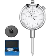 HDLNKAK Dial Indicator 0-1"/0.001" Dial Indicator with Case, Measuring Tool for Lathe, 3D Printin...