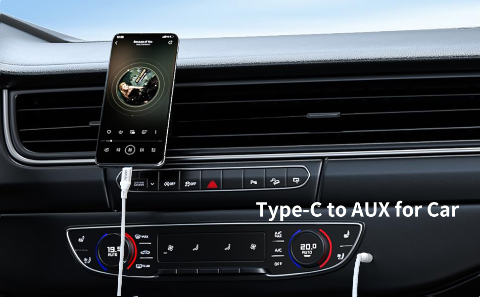 Type-C to AUX for Car