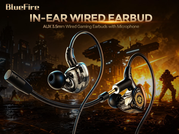 Wired Gaming Earbuds 1a