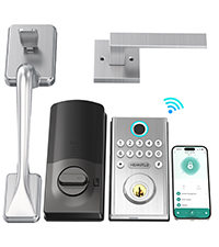 WiFi Smart Door Lock Set: HEANTLE Keyless Entry Deadbolt