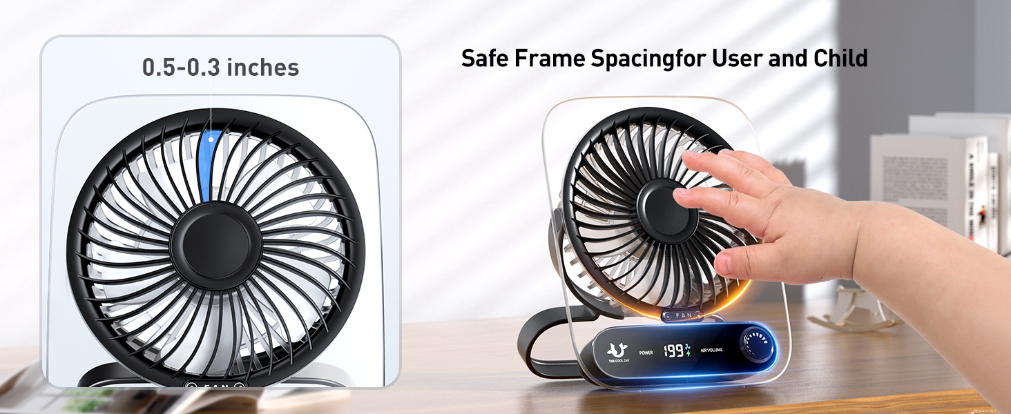 Small Desk Fan Quiet 11