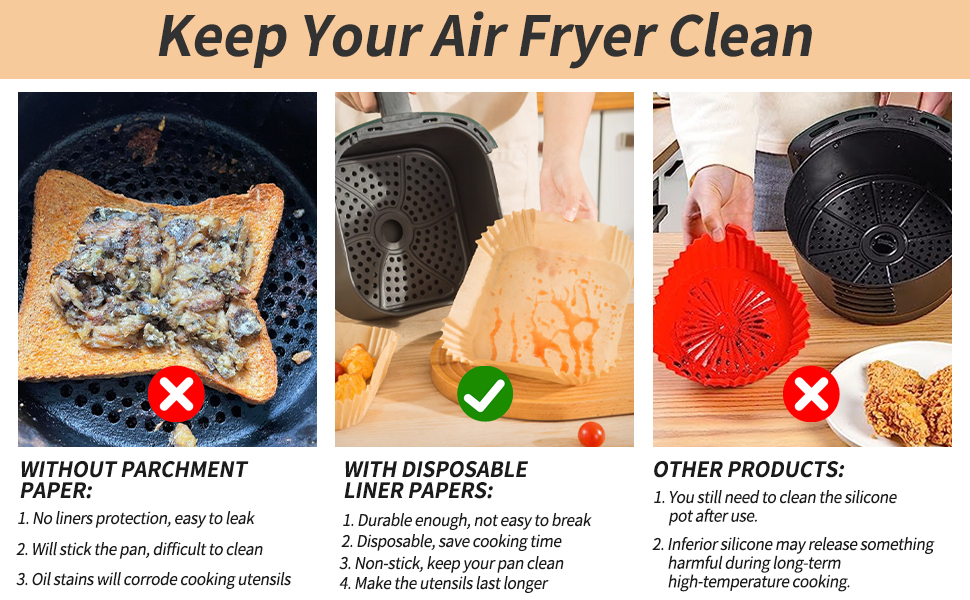 Air Fryer Liners Disposable Paper 