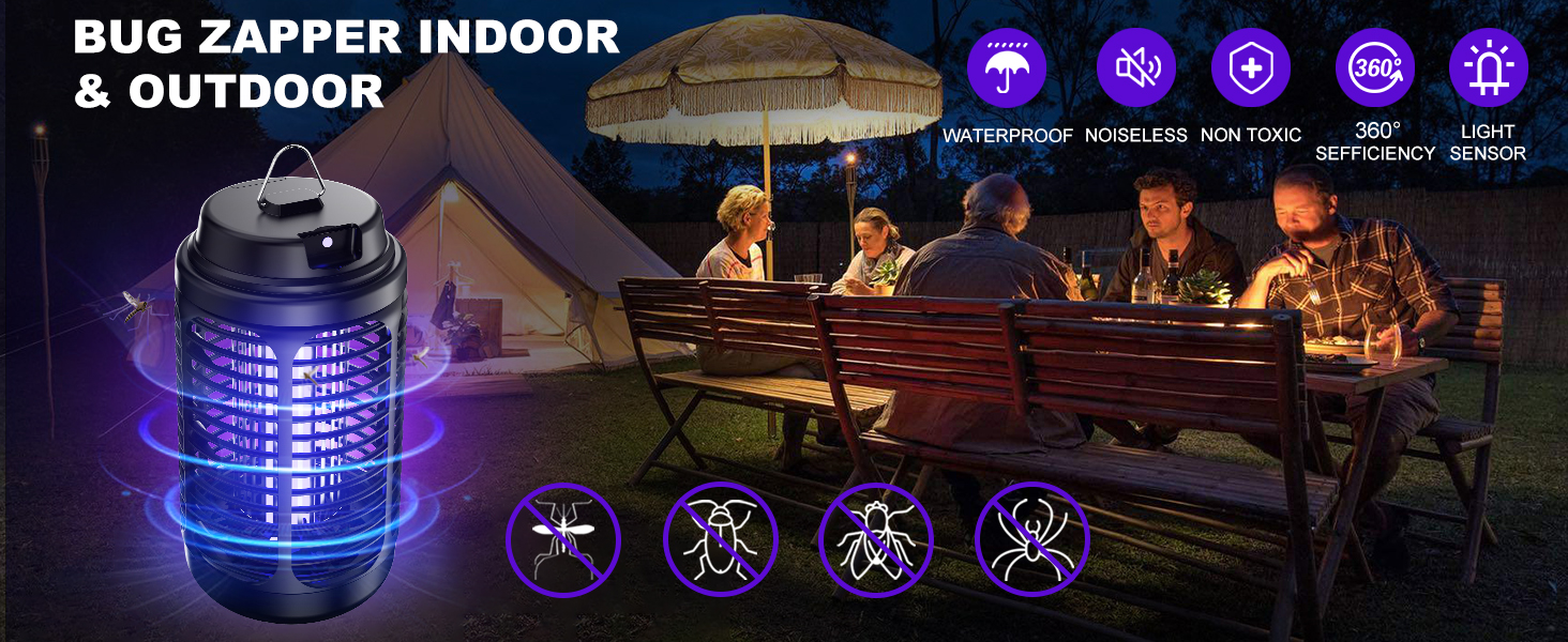 bug zapper outdoor electric bug light mosquito zapper outdoor