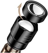 SKYFIRE Rechargeable Flashlight Lens for 1097,Zoomable Waterproof Bright Flash Light Lens for Cam...