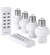 DEWENWILS Remote Control Light Bulb Socket, Wireless Light Socket Switch Kit, Remote Light Socket...