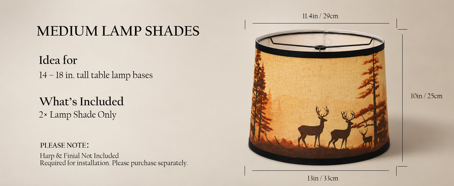 printed lamp shade size 11.4*13*10in