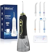 H2ofloss Water Dental Flosser Teeth Pick -Portable Oral Irrigator with 5 Modes, Rechargeable IPX7...