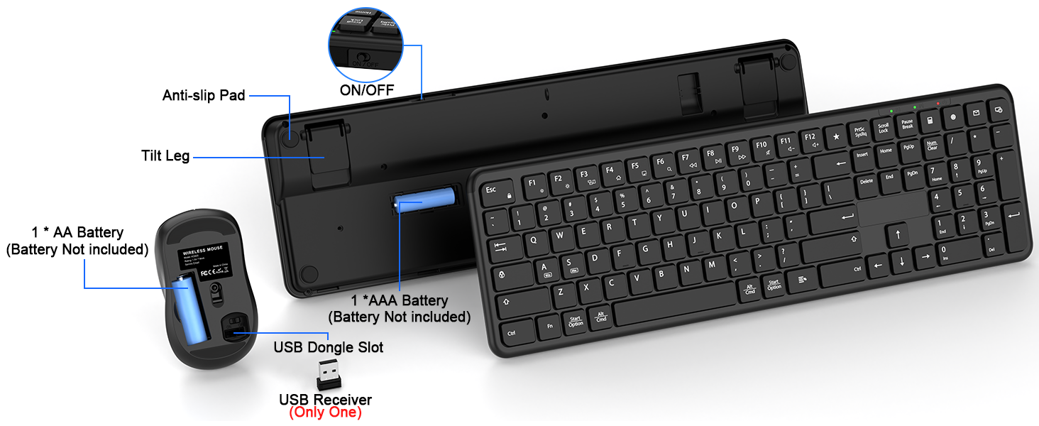 keyboard and mouse
