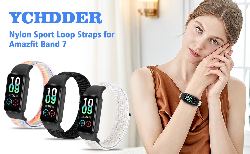 Amazfit Band 7 Solo Loop Nylon Strap for Men Women