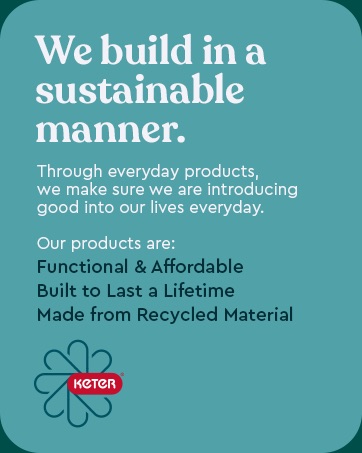 We Build in a sustainable manner.
