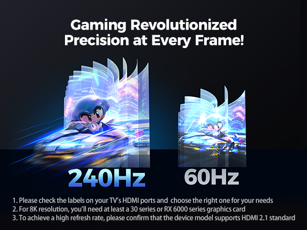 240HZ Gaming Revolutionized, Precision at Every Frame!