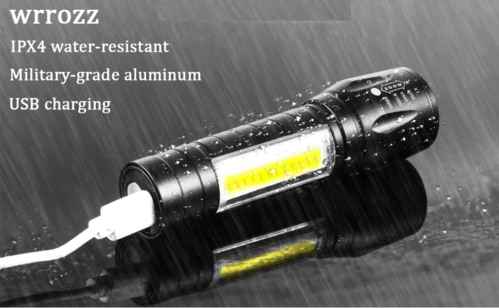 rechargeable led flashlight Camping Lantern Combo flashlight