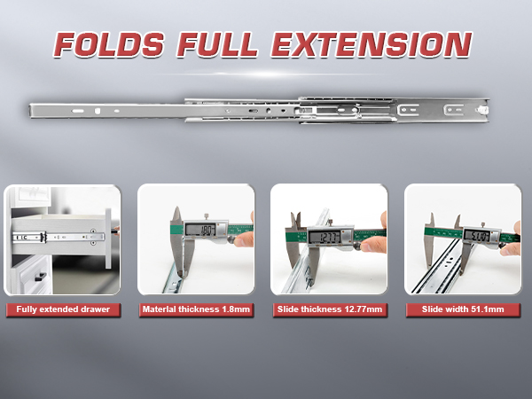 200 Lb Heavy Duty Drawer Slides