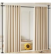 Bonpally Room Divider Curtain Rod, No Drilling Room Separator for Space Partition, 4-10ft (H) 28-...