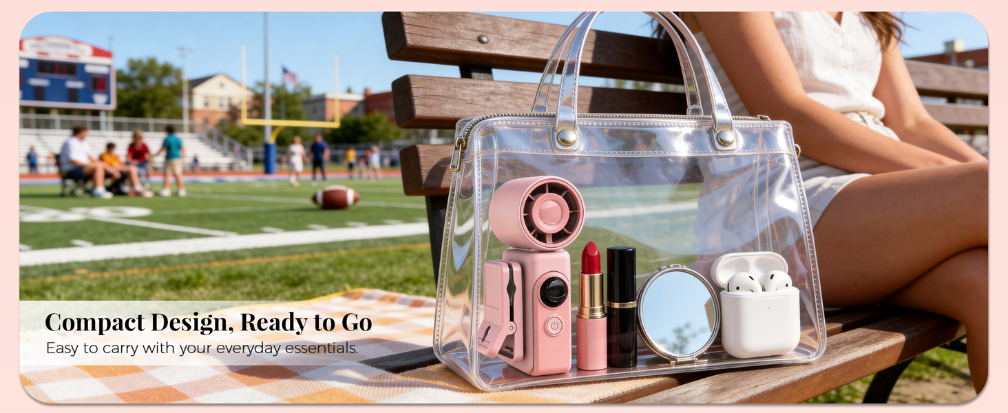 Compact Design, Ready to Go Easy to carry with your everyday essentials.