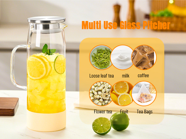 glass jugs with lids