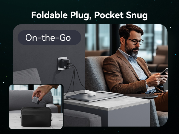 Foldable Plug, Pocket Snug