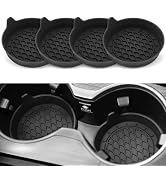 SINGARO Car Cup Holder Coaster, Silicone Cup Holder Insert, Universal Non-Slip Cup Holders, Car A...