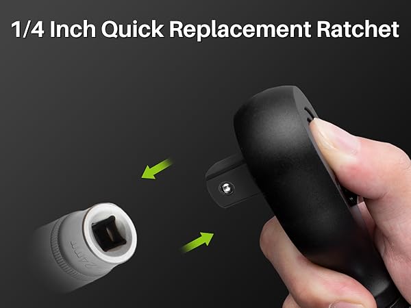 Quick Replacement Ratchet Head