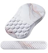 Mouse Pad Wrist Support, Laokiiy 2 in1 Keyboard Wrist Rest+ Ergonomic Mouse Pad, Non-Slip Wrist R...